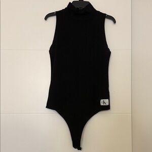 Calvin Klein Kids Black Sleeveless Bodysuit